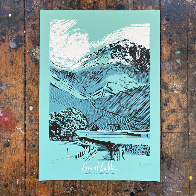 Great Gable - Poster