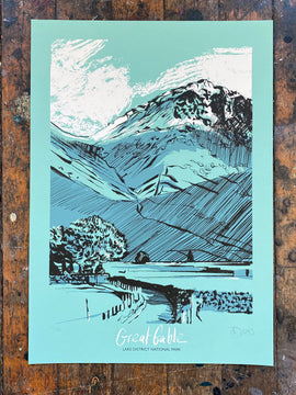 Great Gable - Poster